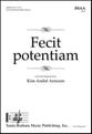 Fecit Potentiam SSAA choral sheet music cover